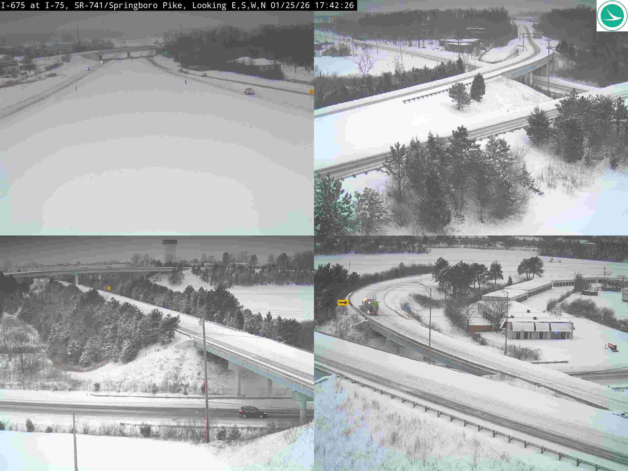 I-675 at I-75, SR-741/Springboro Pike